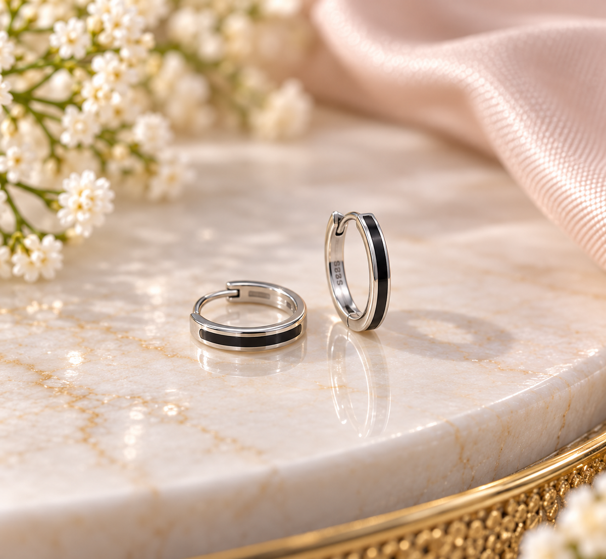 925 SILVER HOOPS GH059