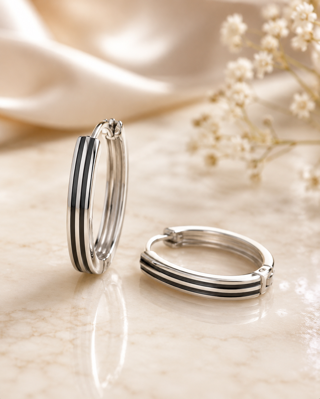 925 SILVER HOOPS GH056