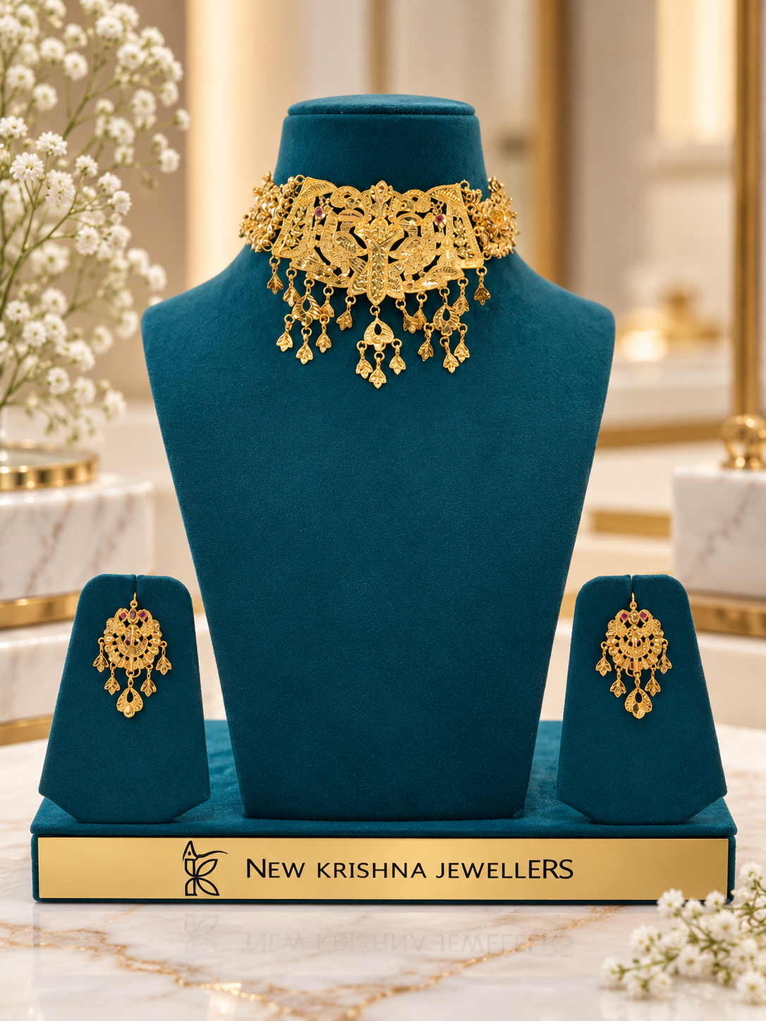 PURE SILVER GOLD PLATED SET GP064