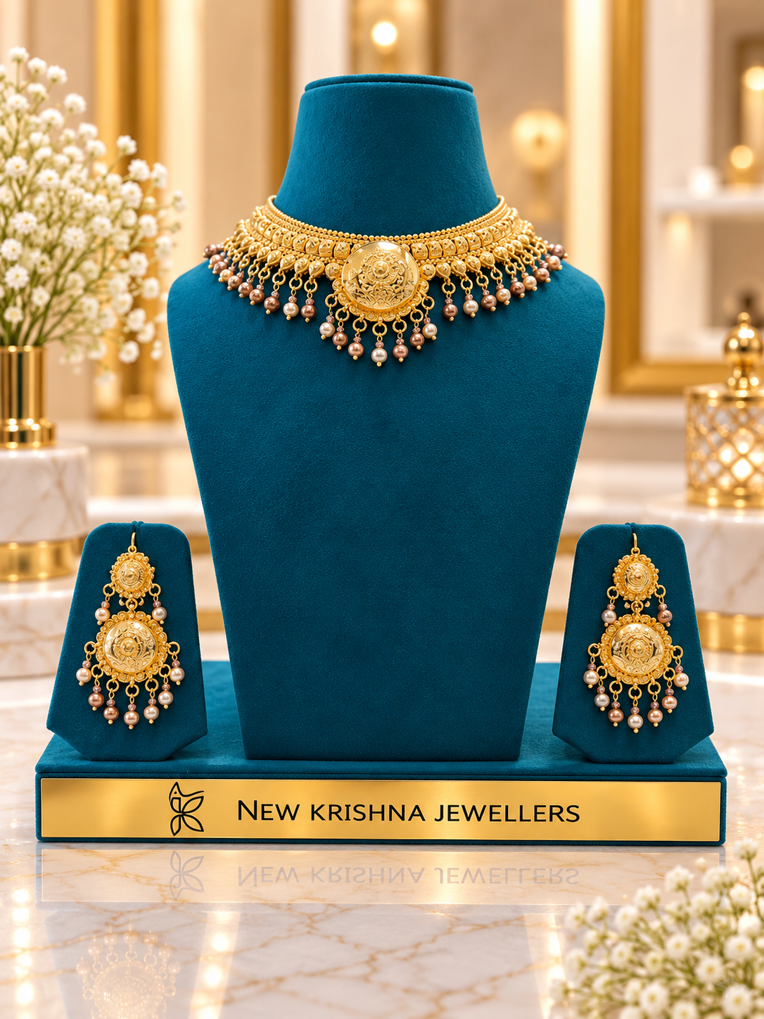 PURE SILVER GOLD PLATED SET GP062