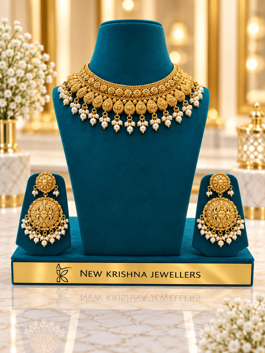 PURE SILVER GOLD PLATED SET GP054