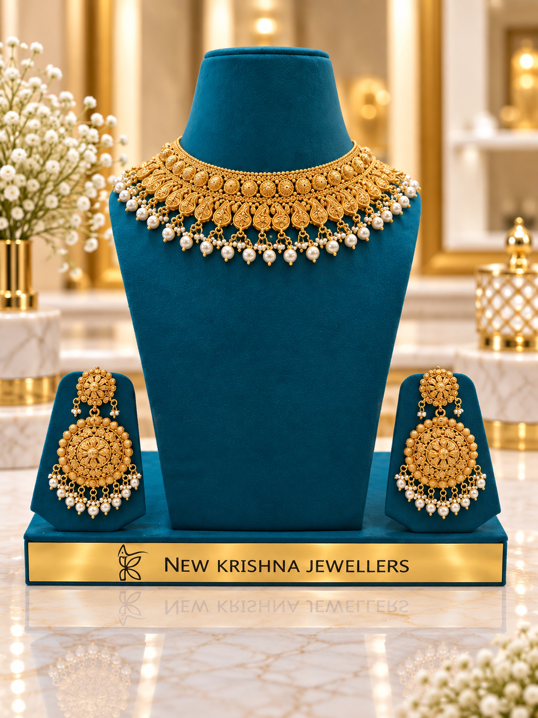 PURE SILVER GOLD PLATED SET GP071