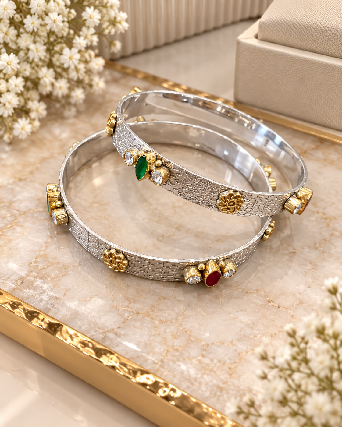 PURE SILVER WOMEN BANGLES LB045