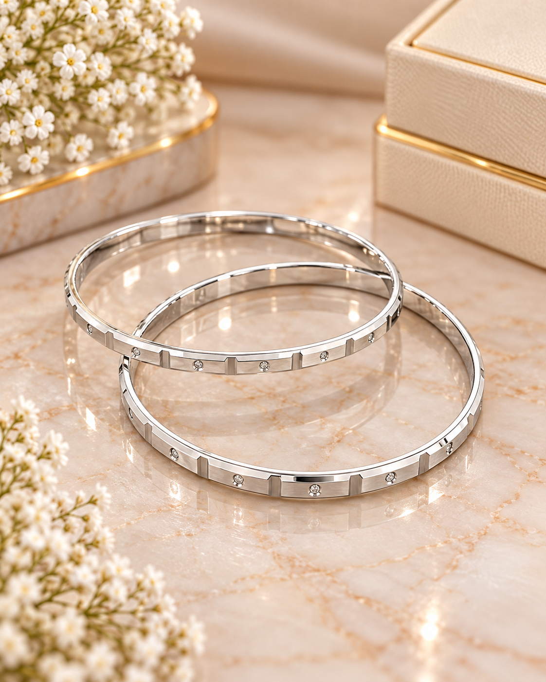 PURE SILVER WOMEN BANGLES LB023