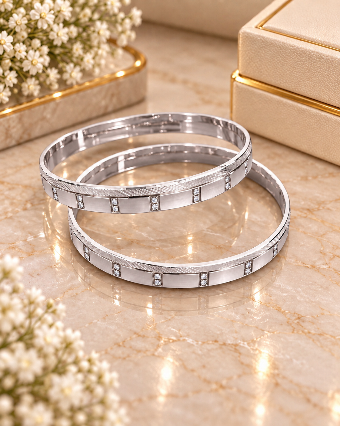 PURE SILVER WOMEN BANGLES LB017