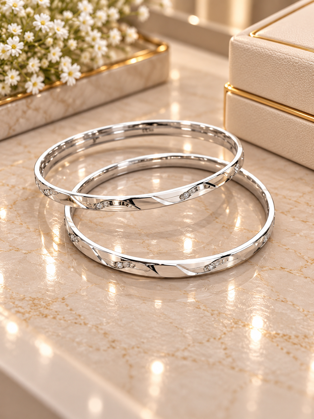 PURE SILVER WOMEN BANGLES LB007
