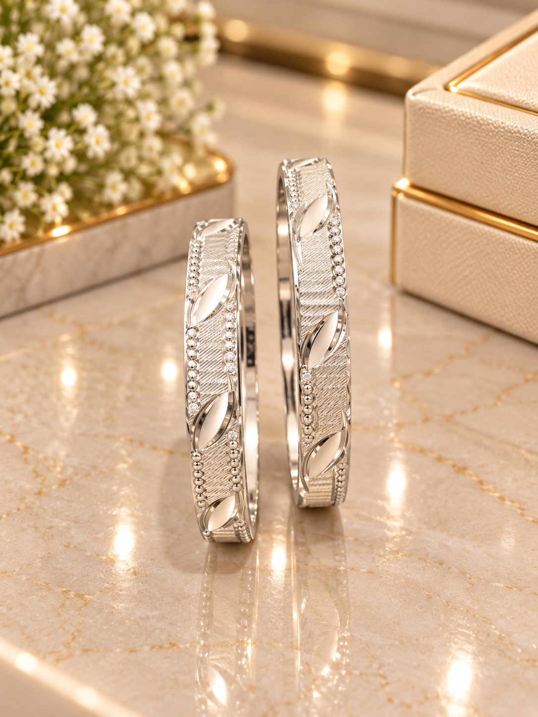 PURE SILVER WOMEN BANGLES LB004