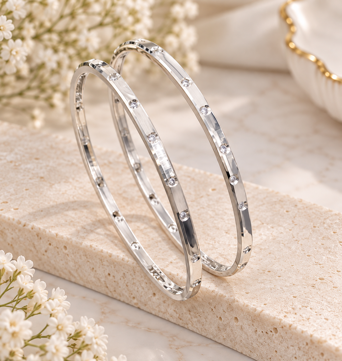 PURE SILVER WOMEN BANGLES LB050