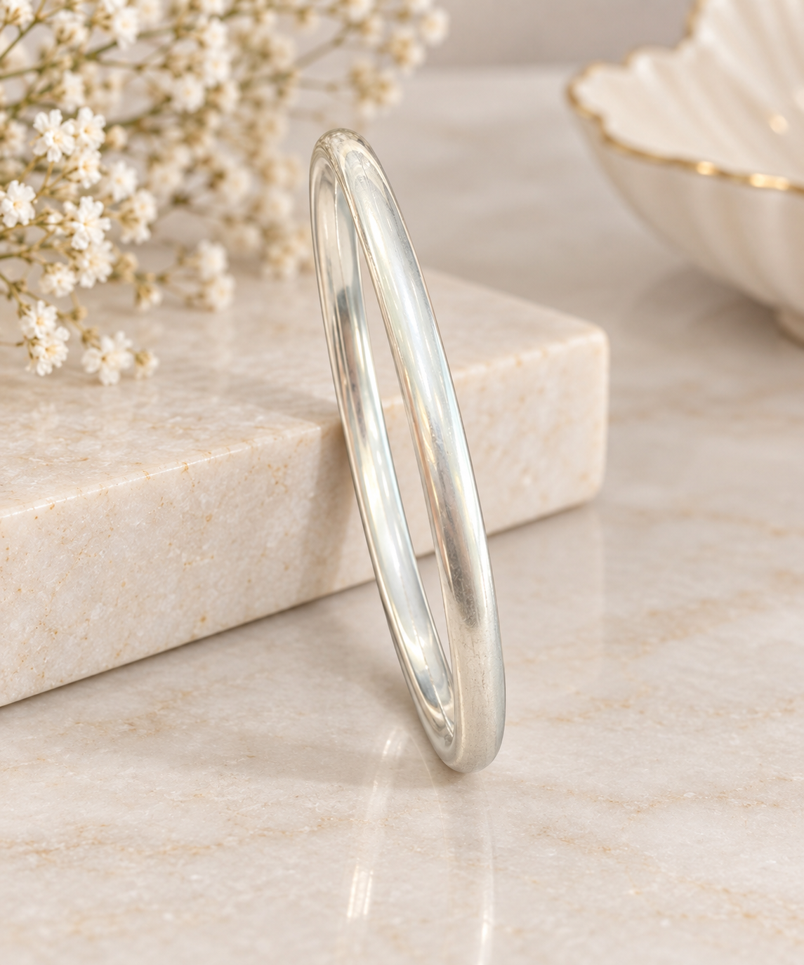 PURE SILVER PLAIN KDDA SIZE 2.4 PK040