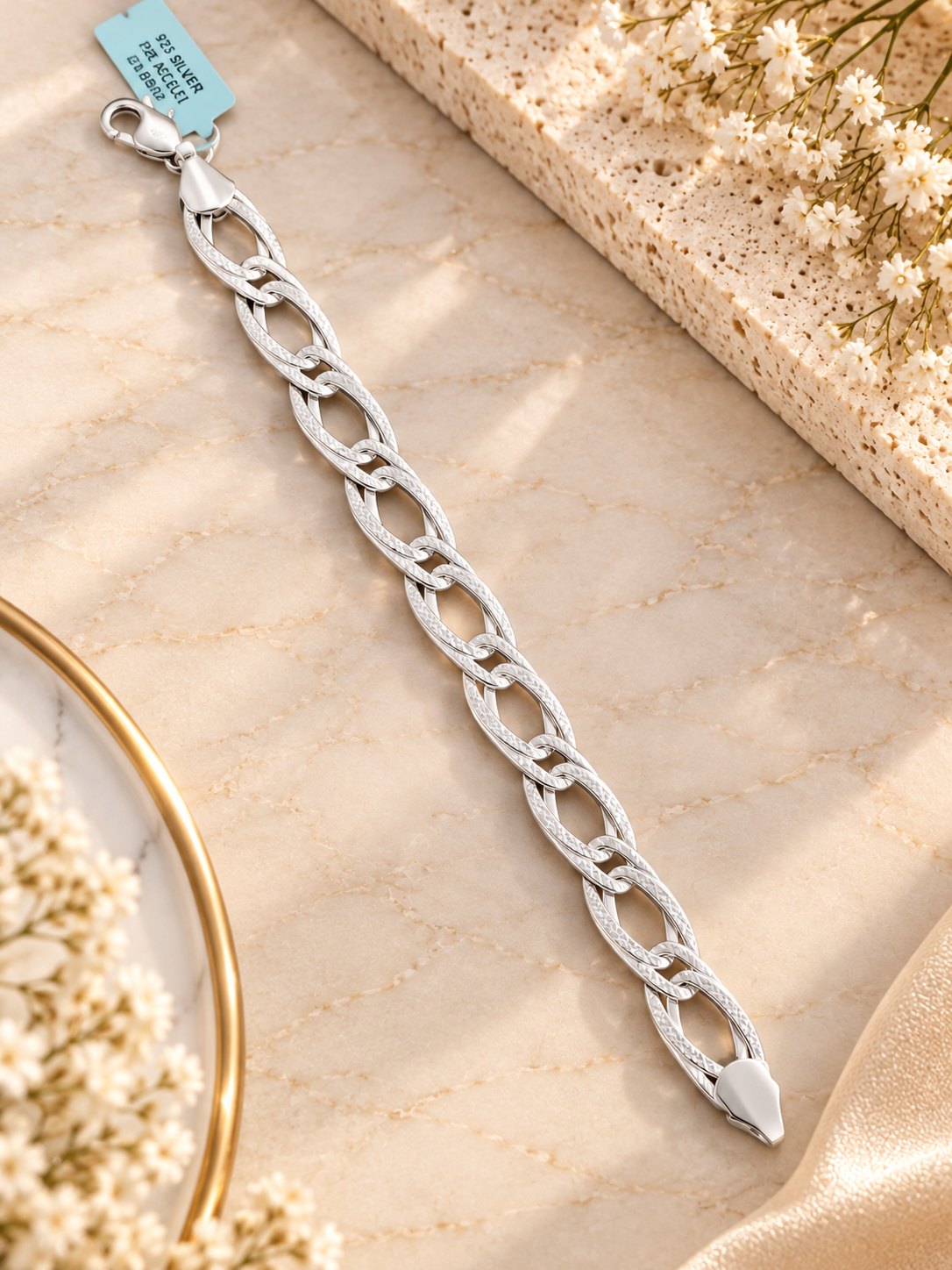 925 SILVER MEN BRACELET BB028