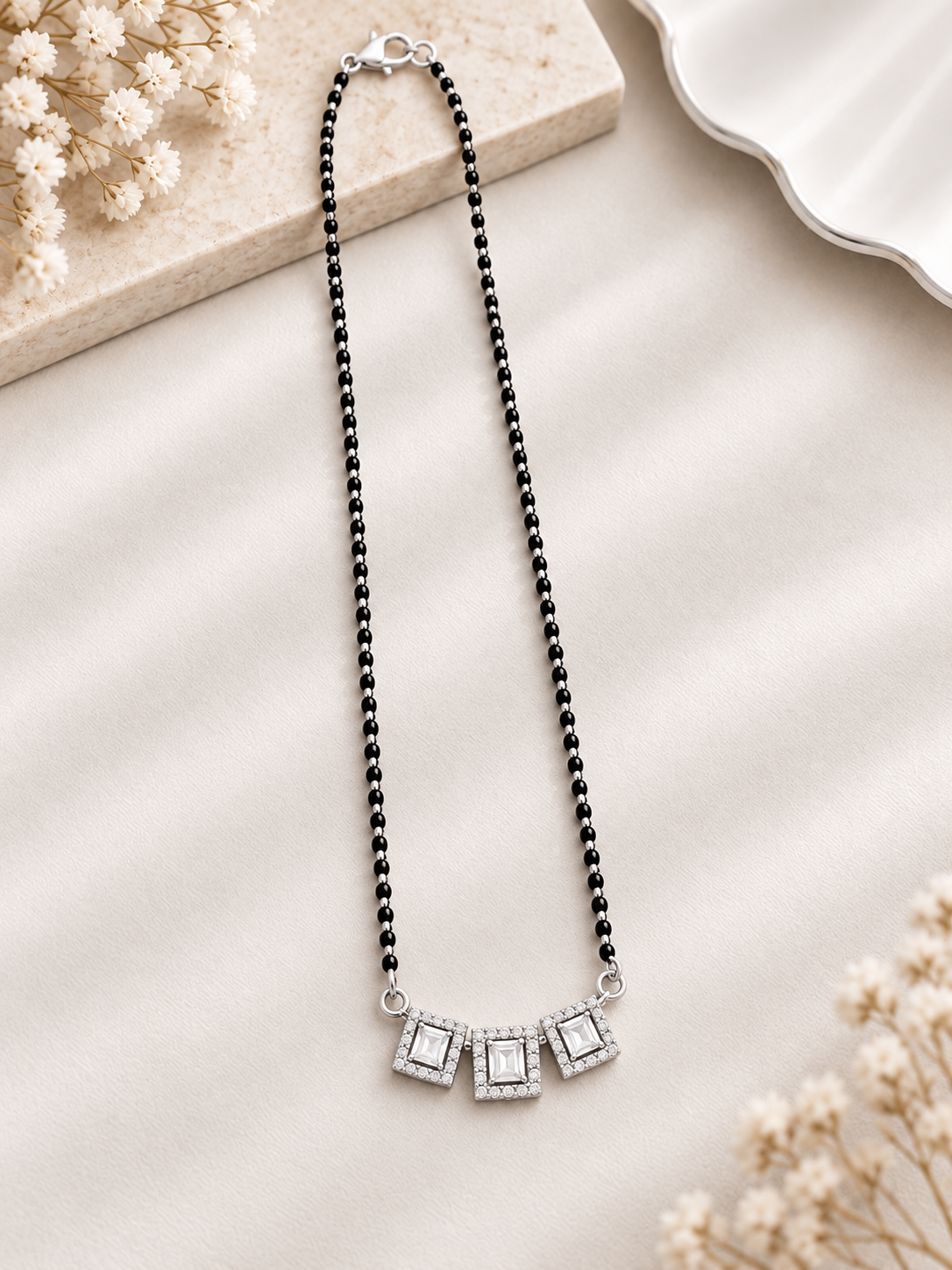 925 SILVER MANGALSUTRA MG012