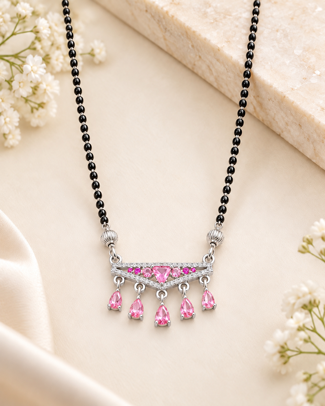925 SILVER MANGALSUTRA MG006