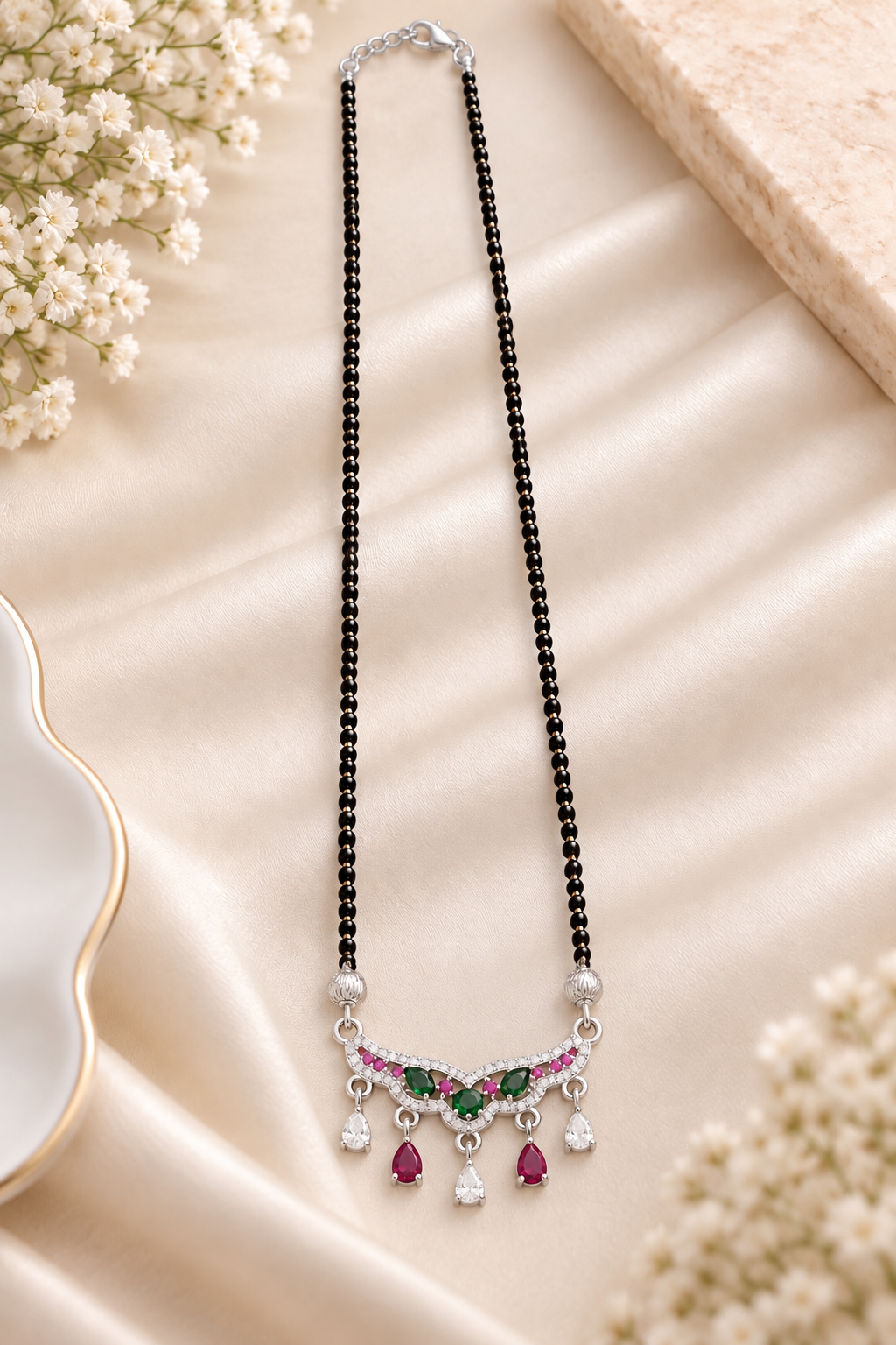 925 SILVER MANGALSUTRA MG010