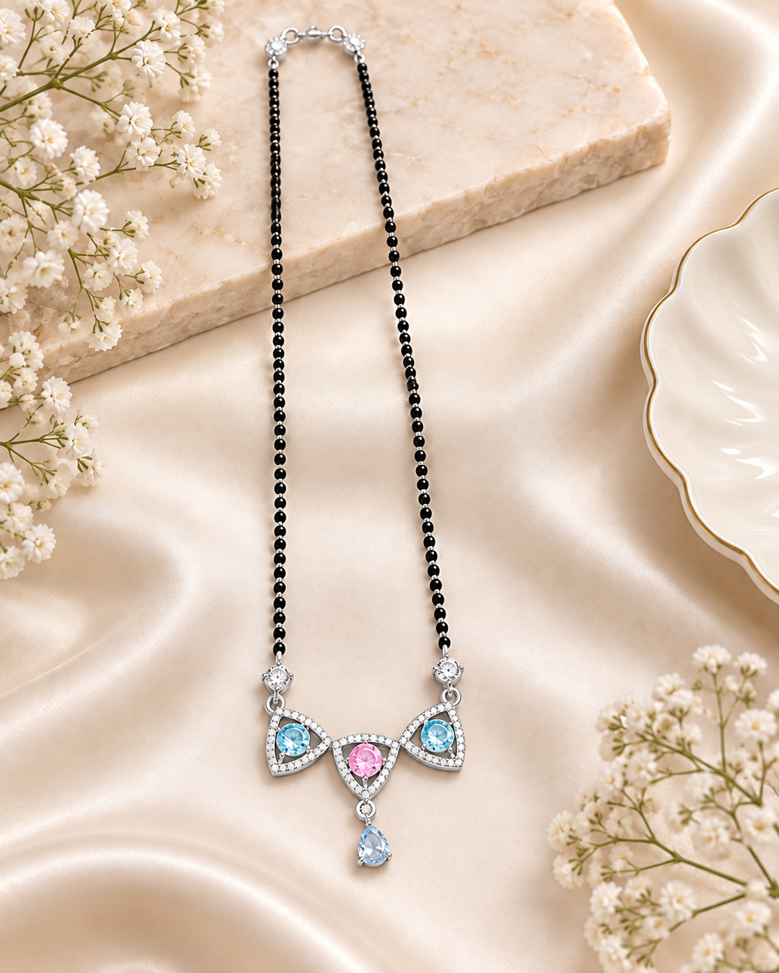 925 SILVER MANGALSUTRA MG005