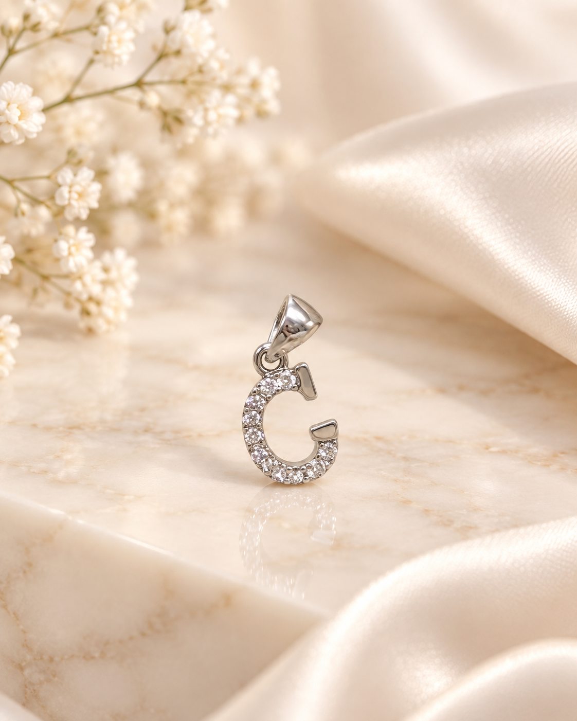 925 SILVER ALPHABET G PENDANT SP288