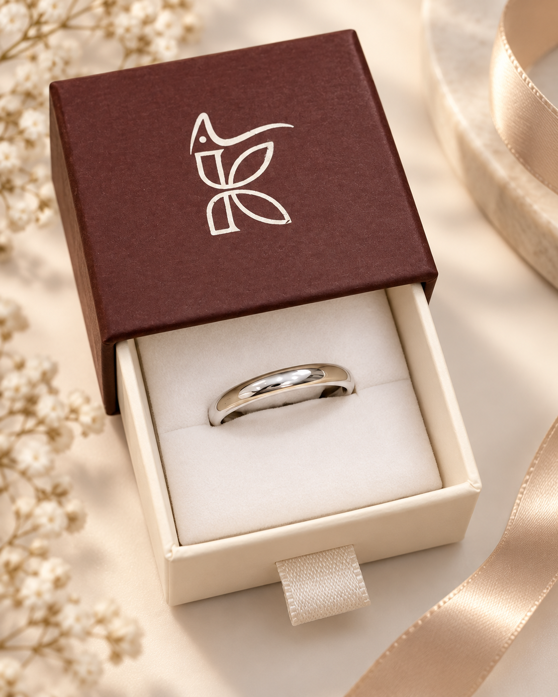 925 SILVER BAND SIZE 12 PB144
