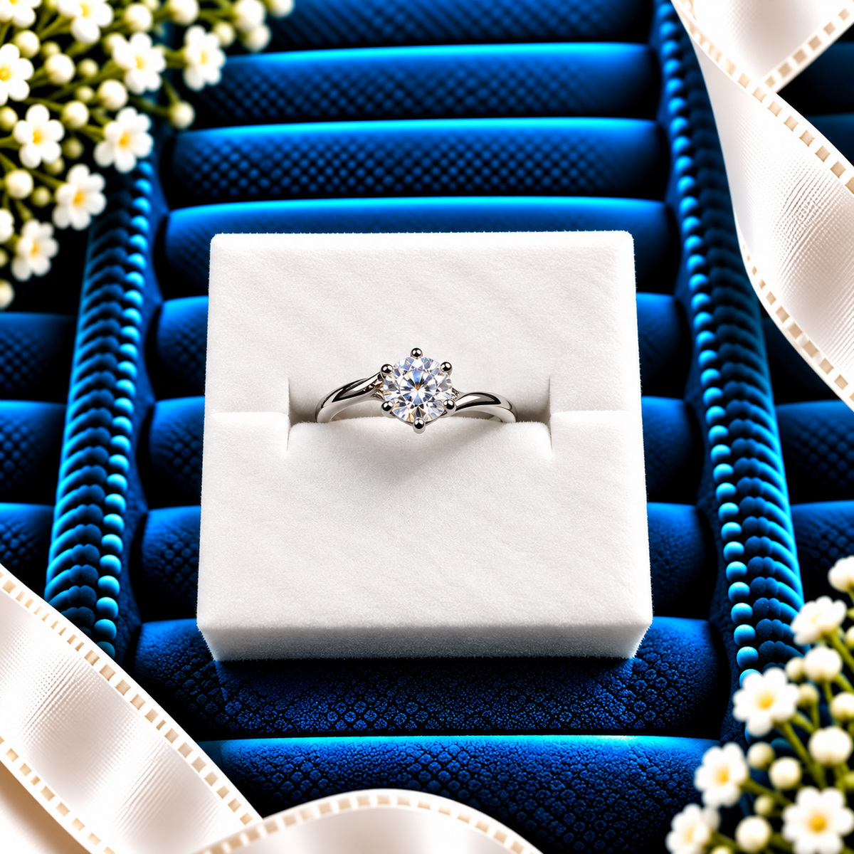 925 SILVER RING SIZE 5 GR189