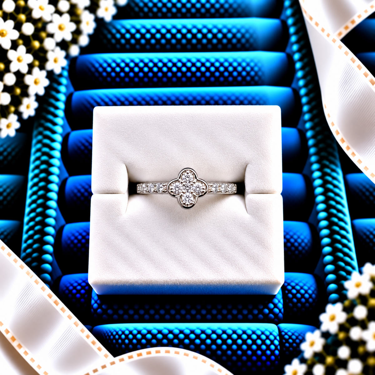 925 SILVER RING SIZE 6 GR283