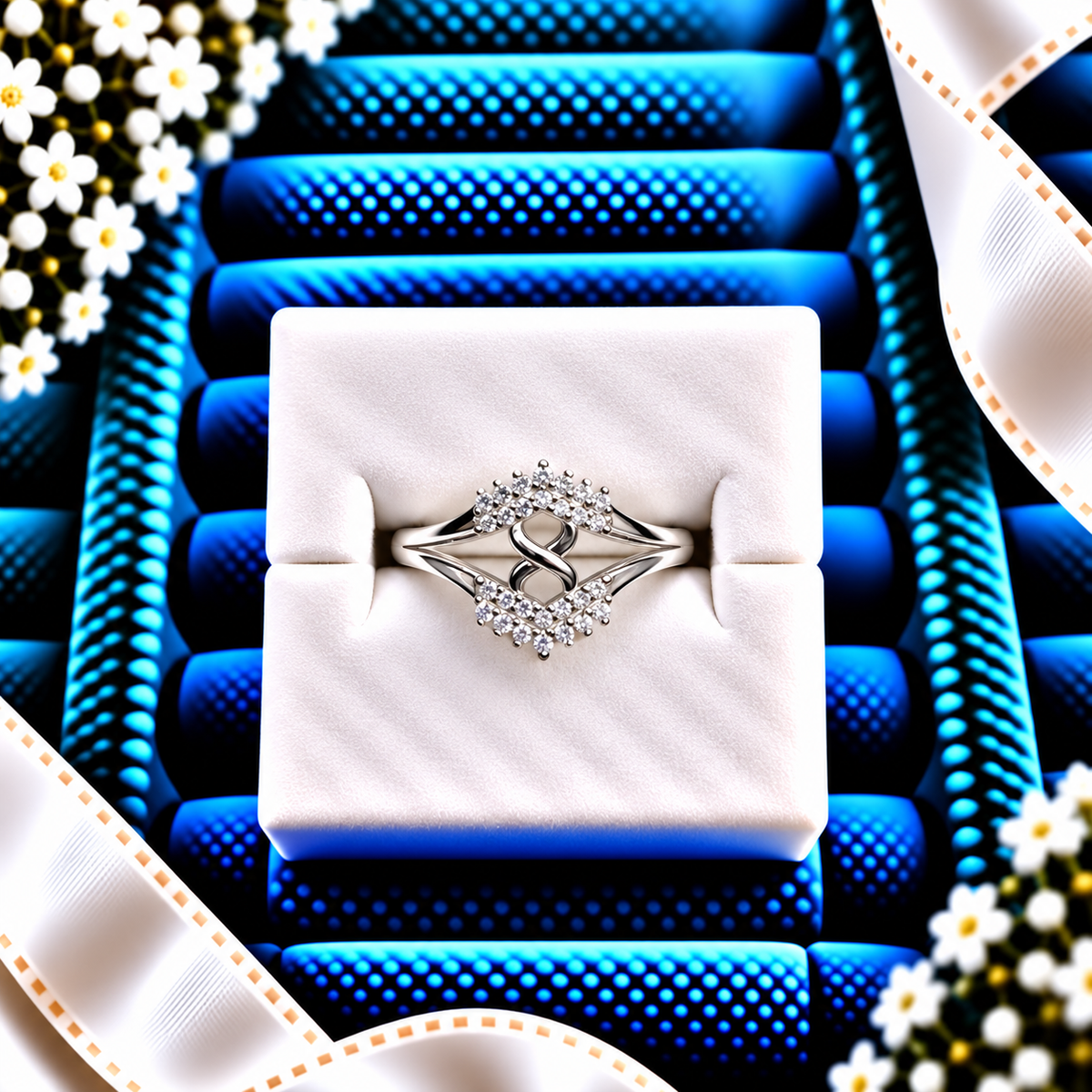 925 SILVER RING SIZE 6 GR228