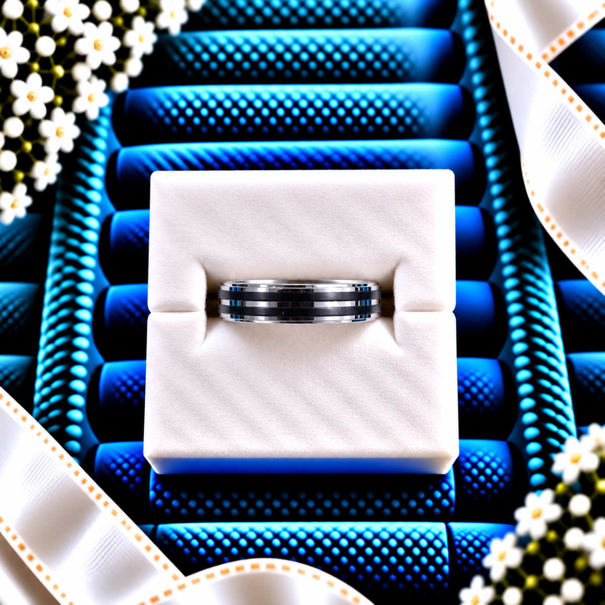 925 SILVER RING SIZE 6 GR743