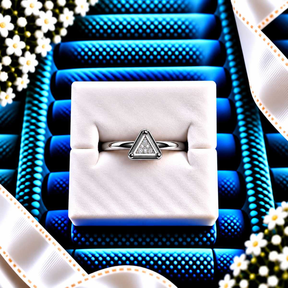 925 SILVER RING SIZE 6 GR222