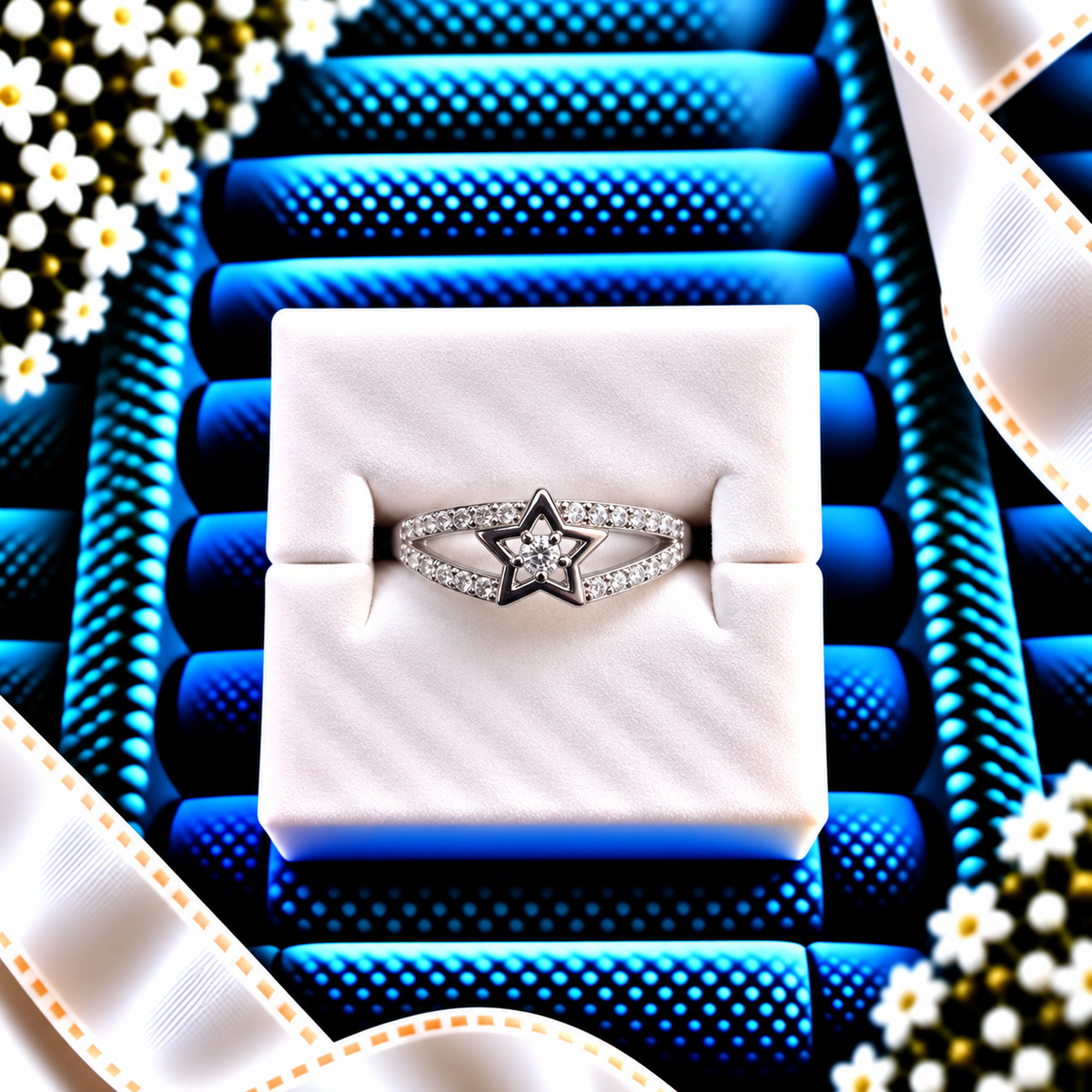925 SILVER RING SIZE 6 GR357