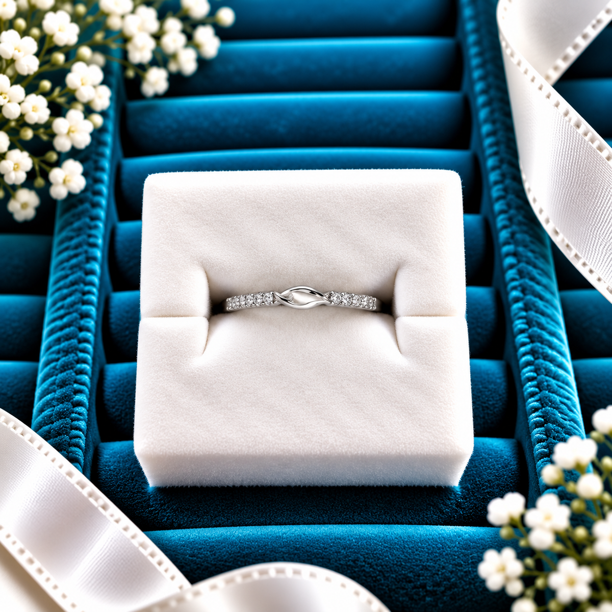 925 SILVER RING SIZE 6 GR236