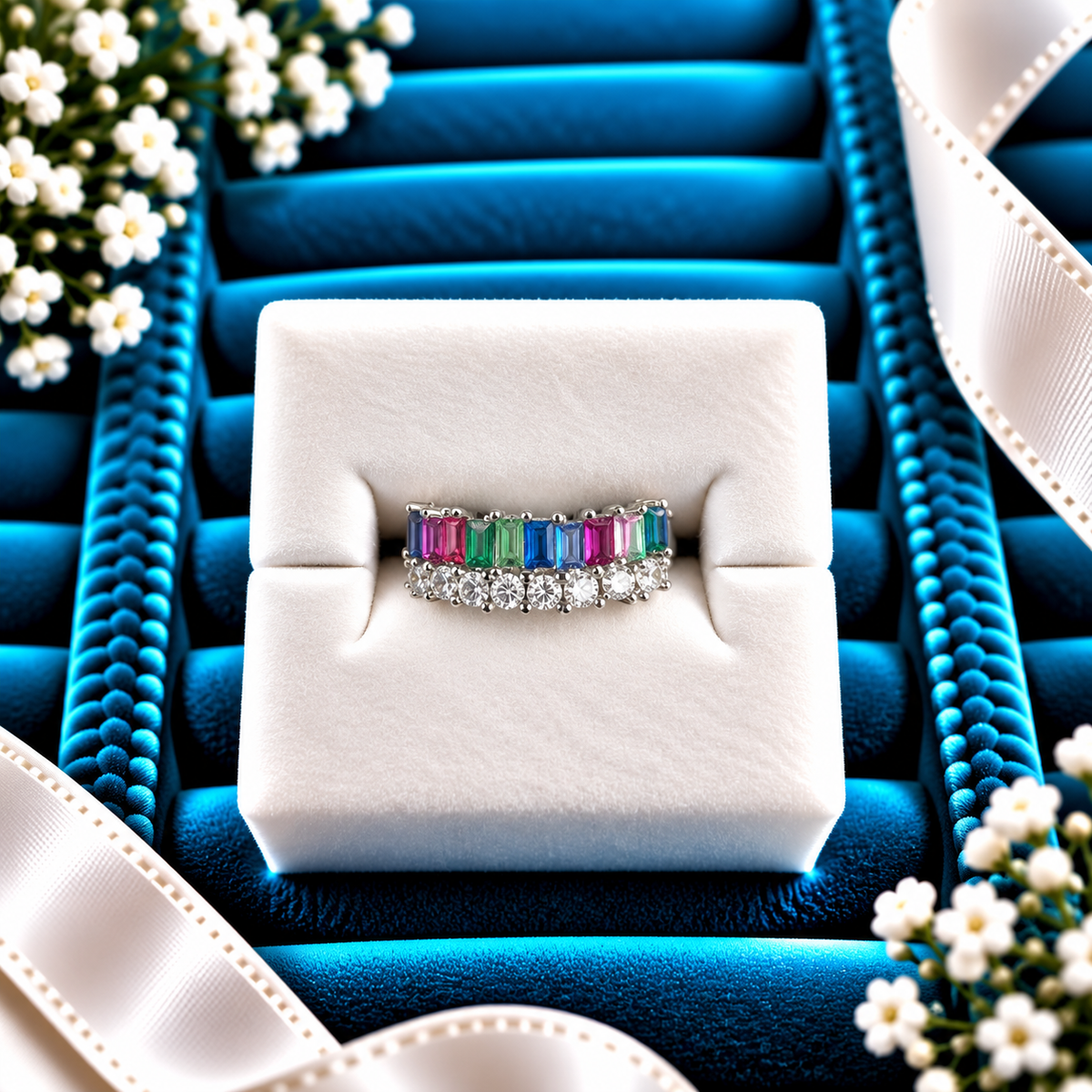 925 SILVER RING SIZE 5 GR207