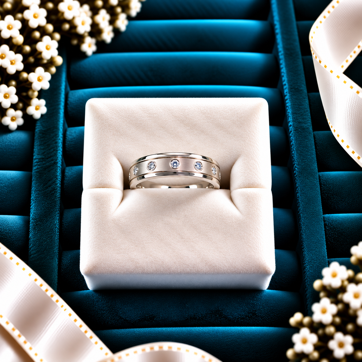 925 SILVER RING SIZE 7 GR432