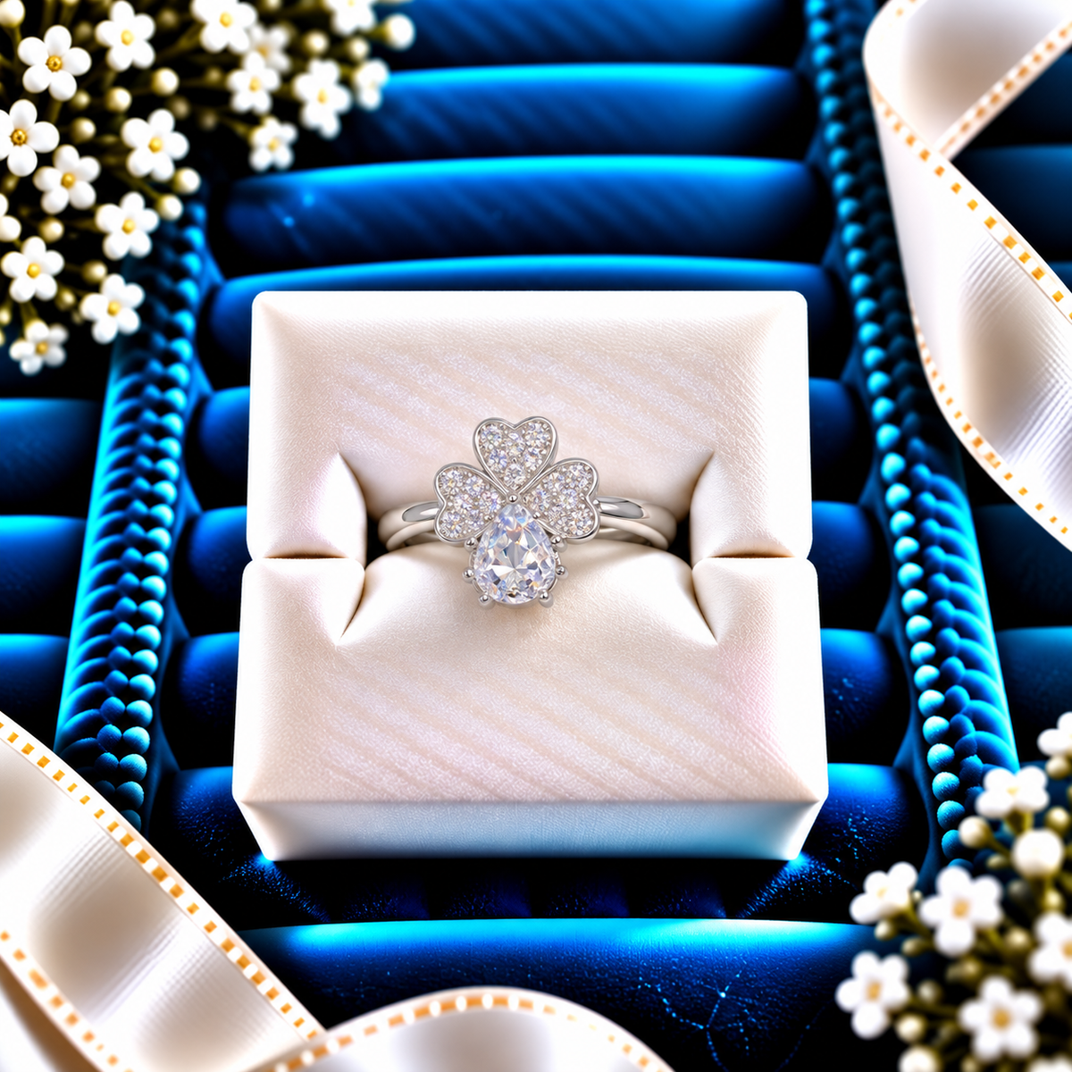 925 SILVER RING SIZE 8 GR536