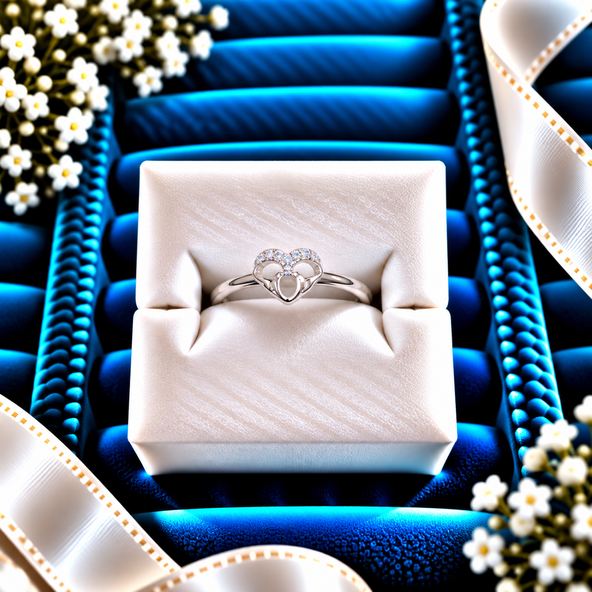 925 SILVER RING SIZE 8 GR560