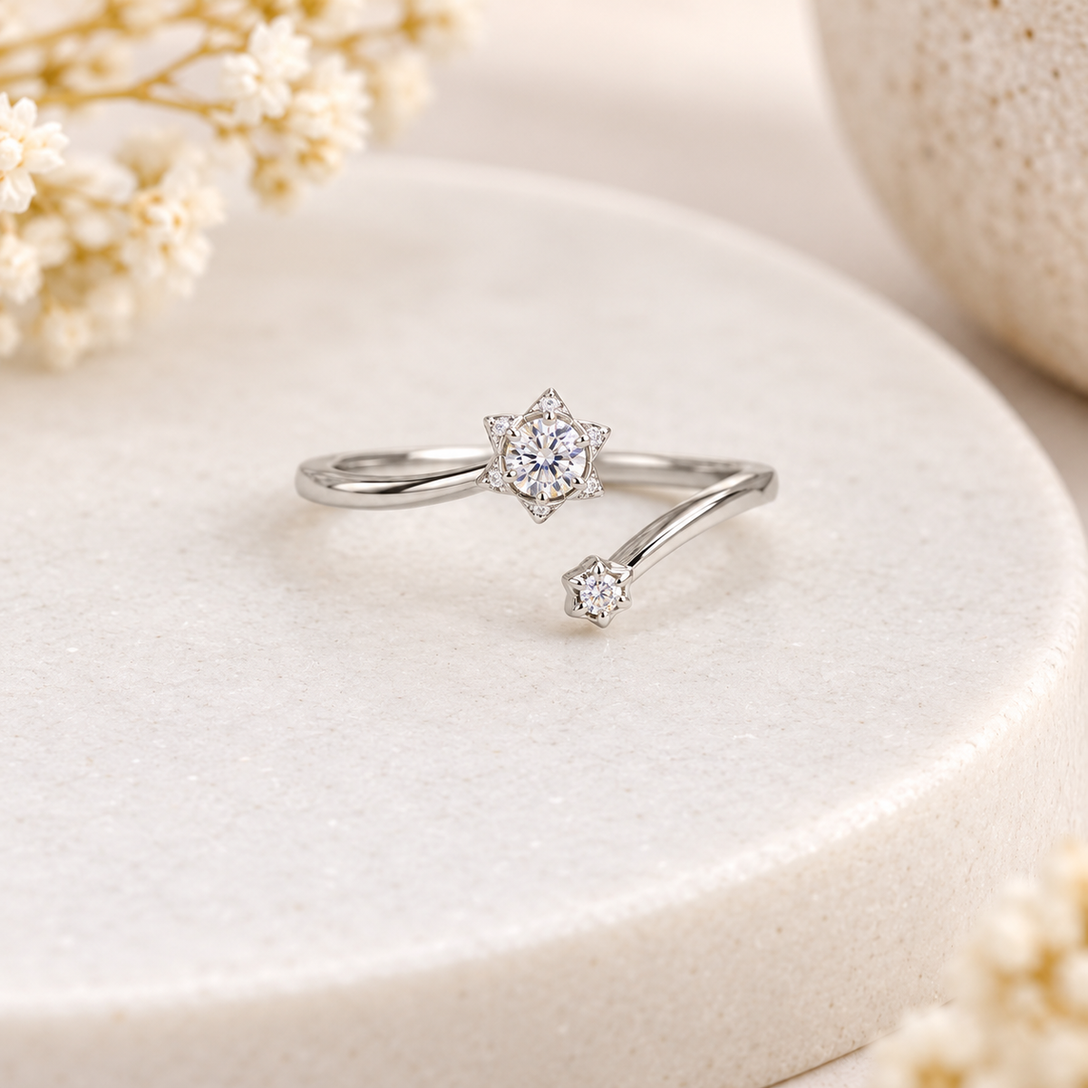 925 SILVER ADJUSTABLE RING GR710