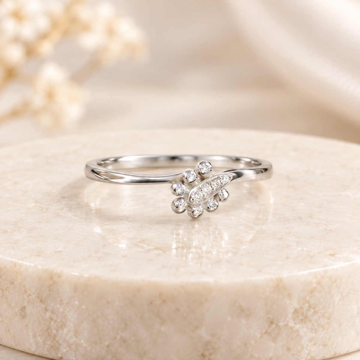 925 SILVER ADJUSTABLE RING GR735