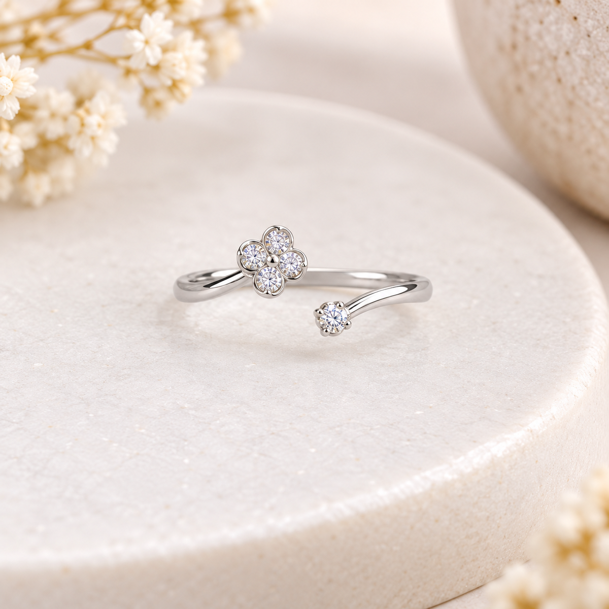 925 SILVER ADJUSTABLE RING GR697