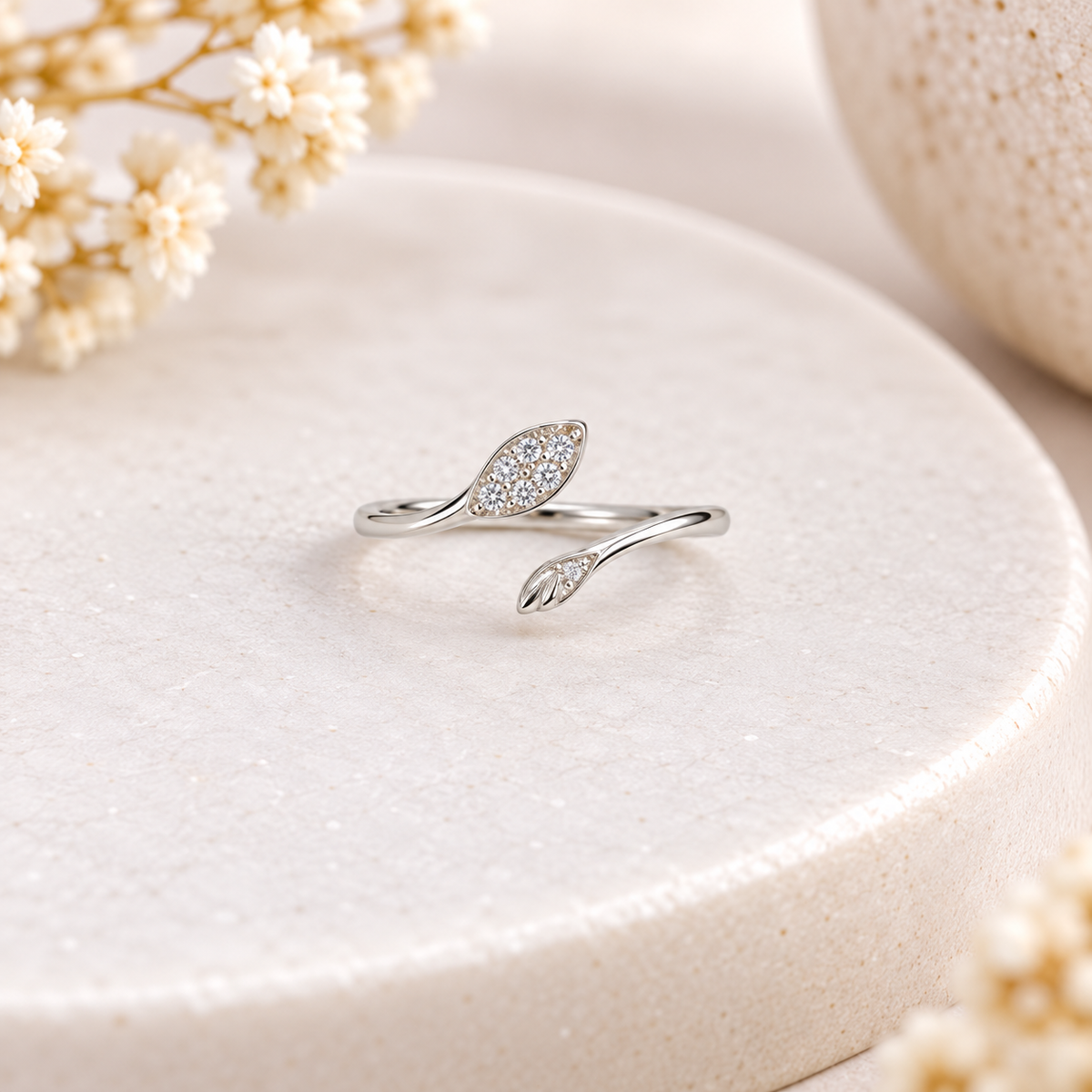925 SILVER ADJUSTABLE RING GR694