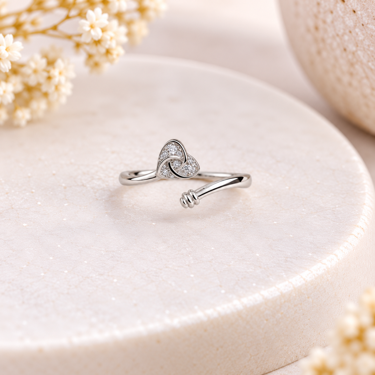 925 SILVER ADJUSTABLE RING GR690