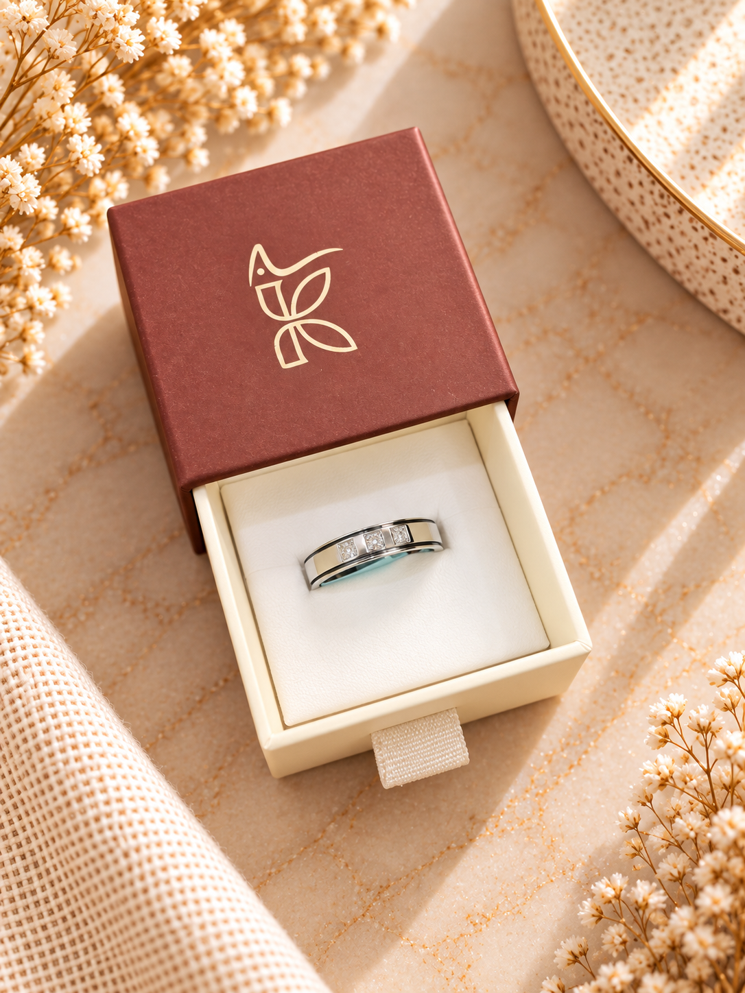925 SILVER BAND SIZE 10 BR159