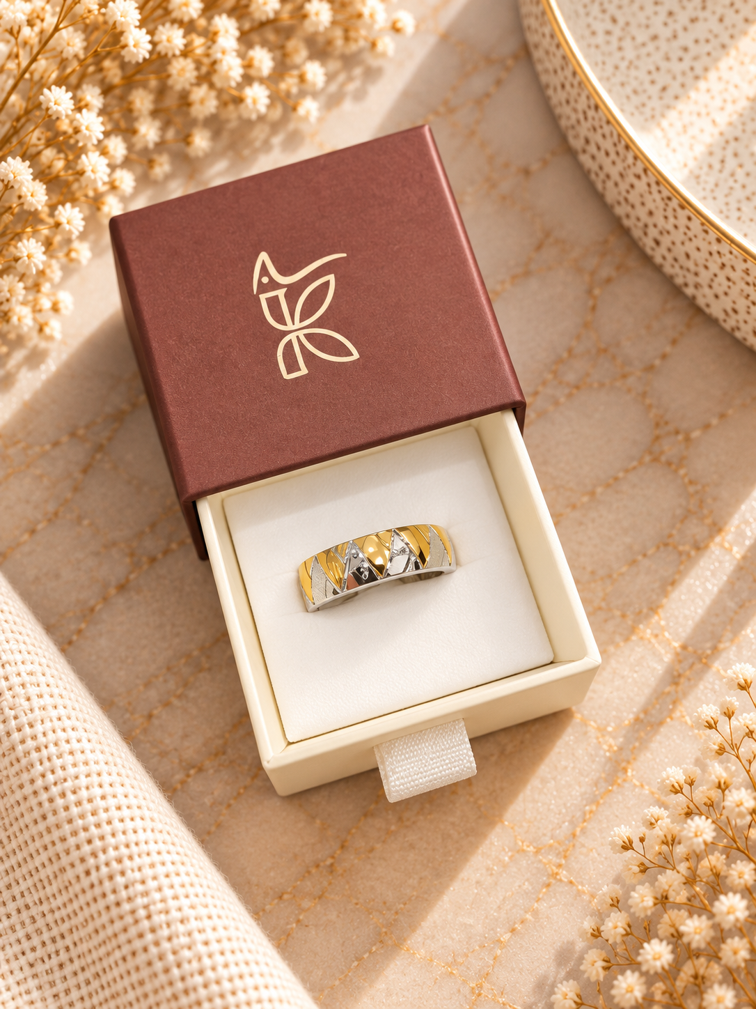 925 SILVER BAND SIZE 10 BR157