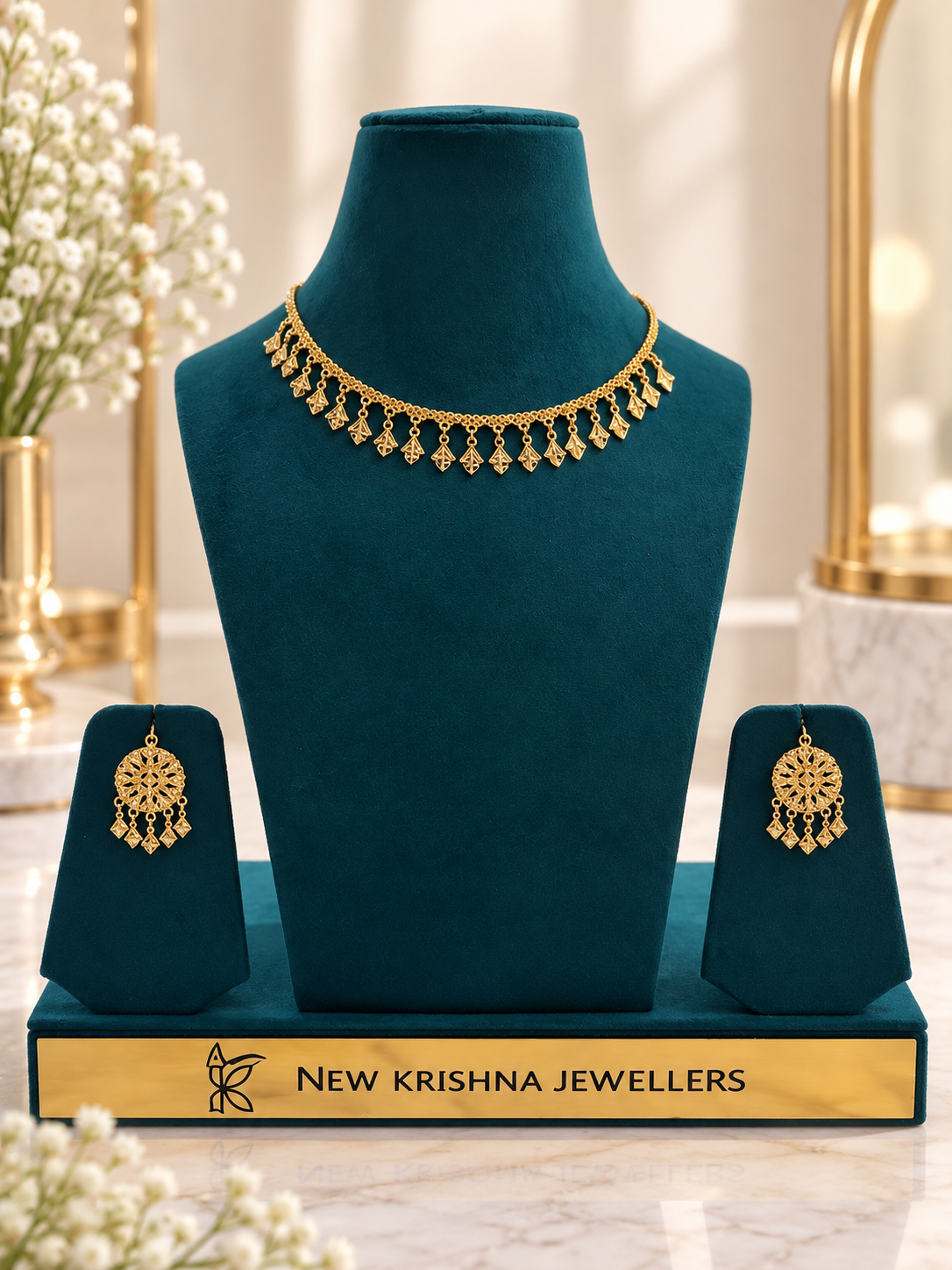 PURE SILVER GOLD PLATED SET GP303