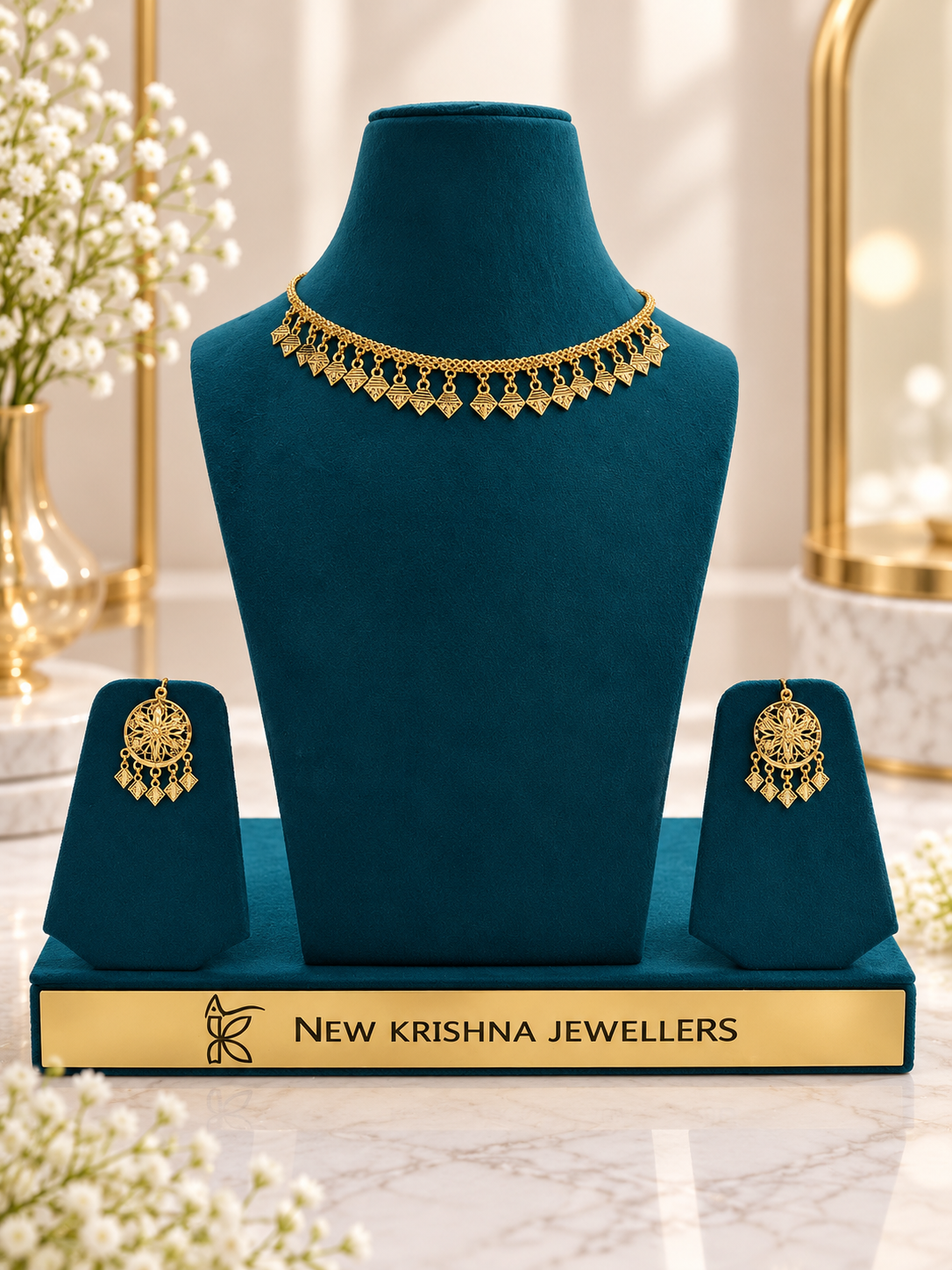 PURE SILVER GOLD PLATED SET GP302