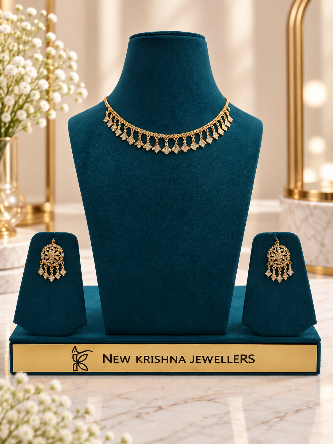 PURE SILVER GOLD PLATED SET GP309