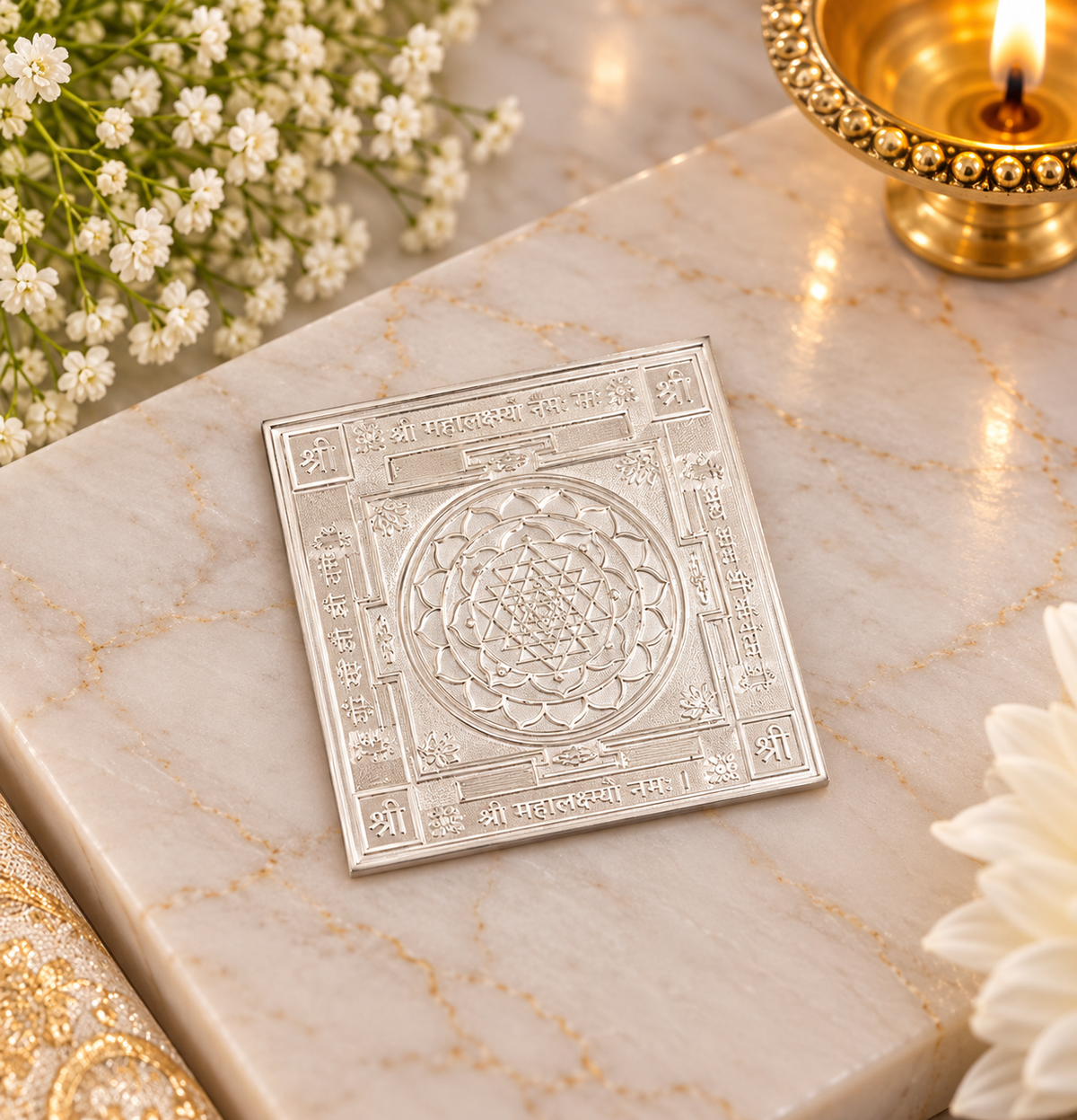 PURE SILVER SHRI YANTRA