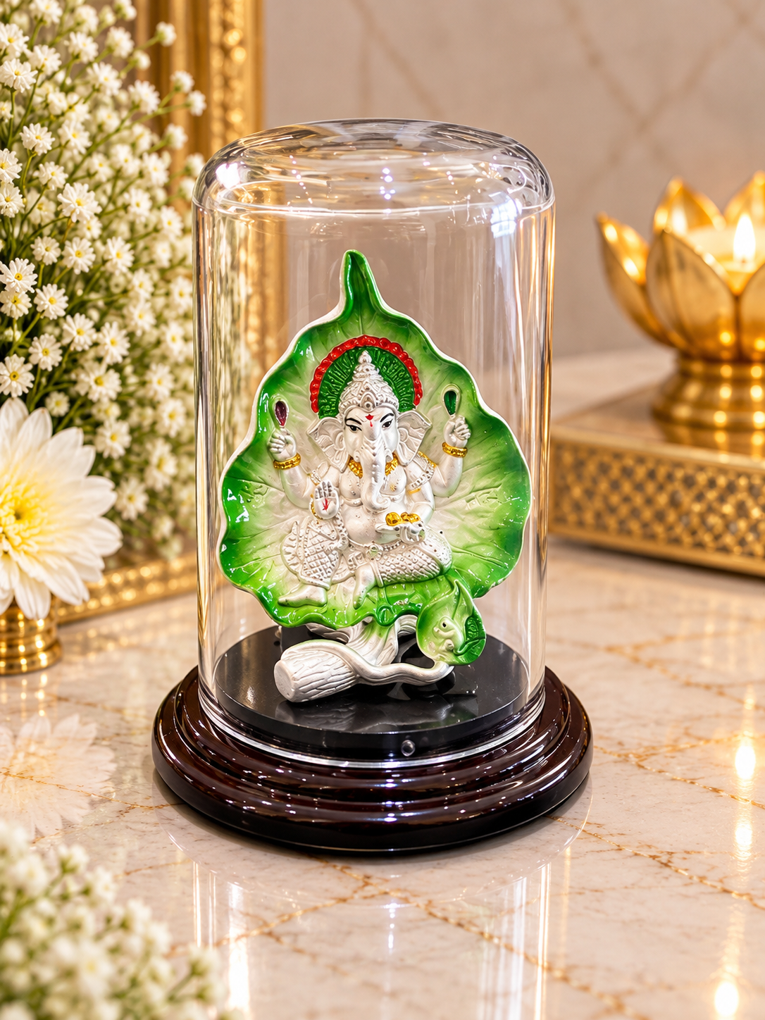 PURE SILVER GANESH JI IDOL