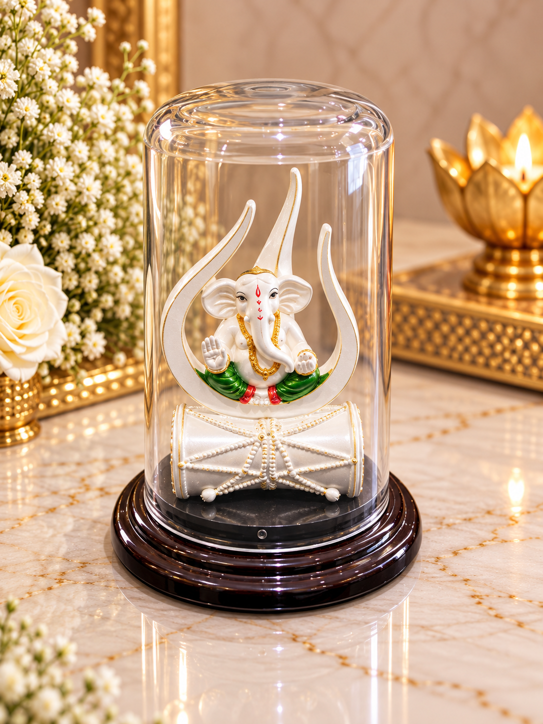 PURE SILVER GANESH JI IDOL