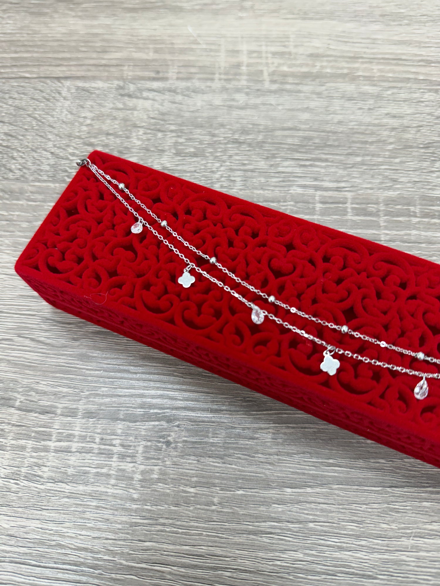 SILVER SINGLE ANKLET SA181