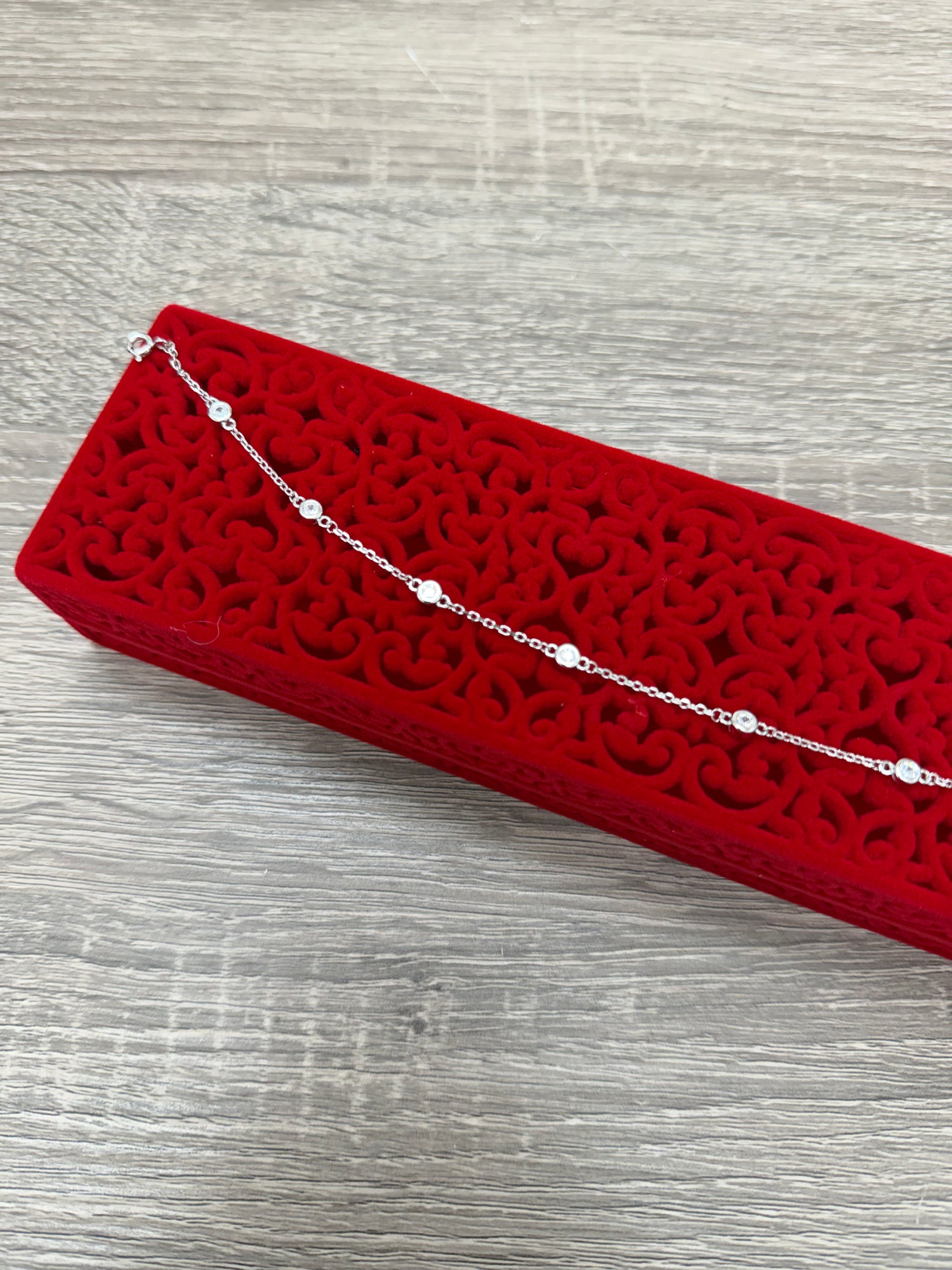 SILVER SINGLE ANKLET SA020