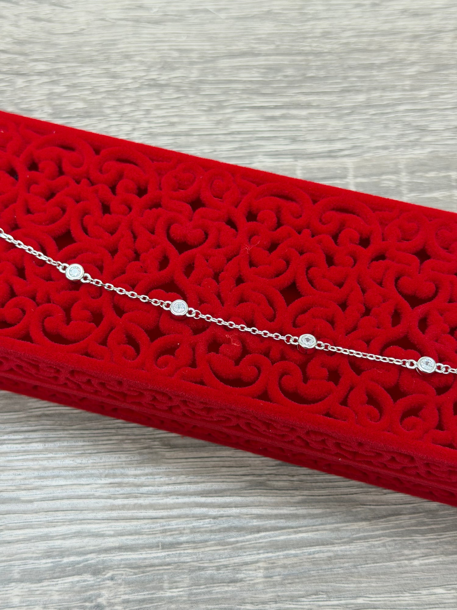 SILVER SINGLE ANKLET SA021