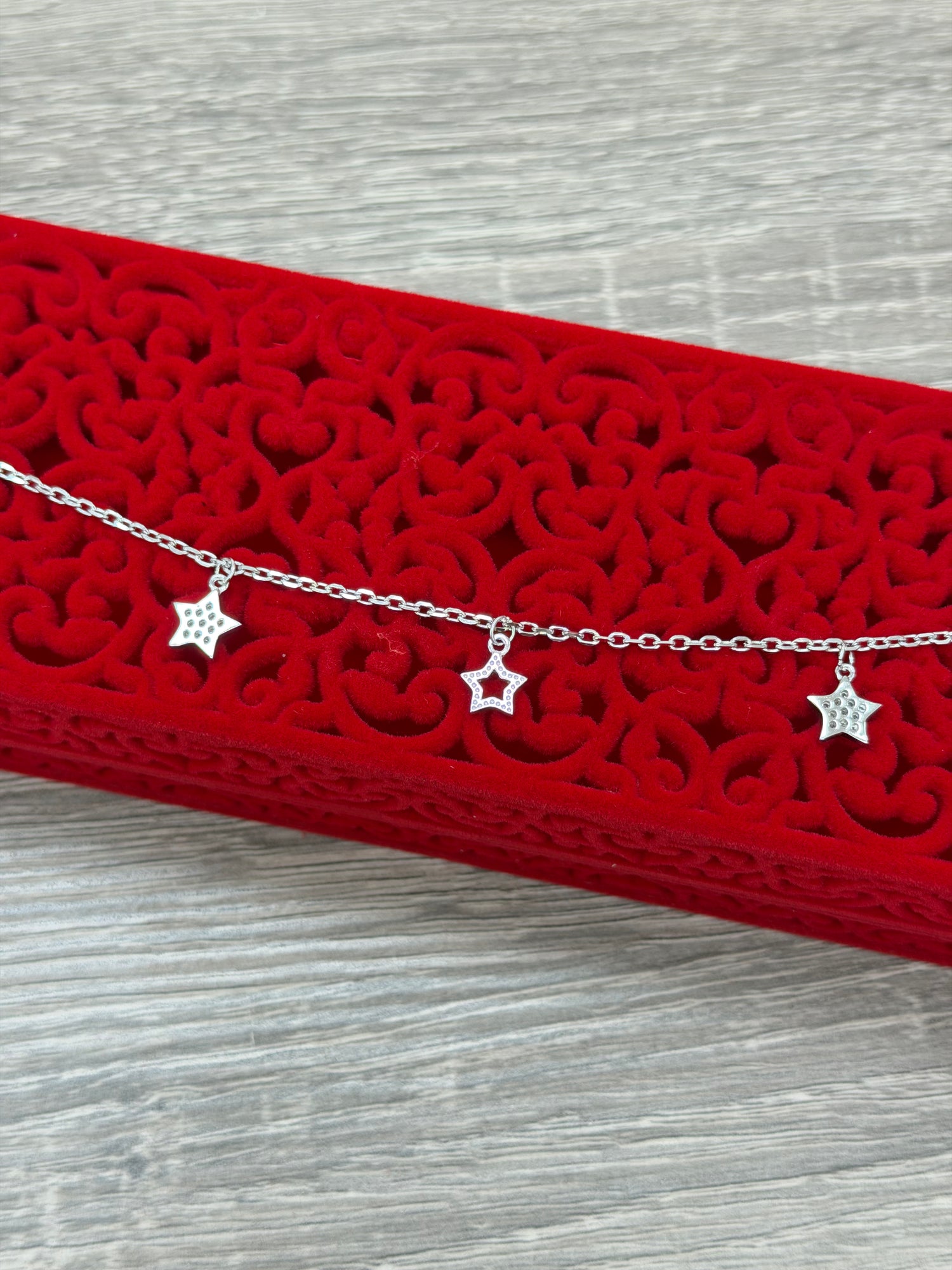 SILVER SINGLE ANKLET SA194