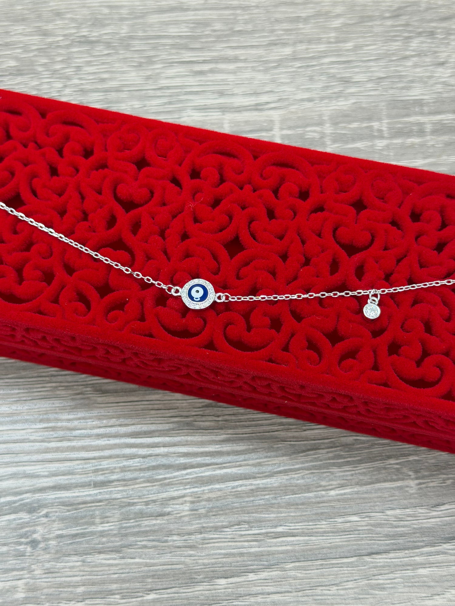 SILVER SINGLE ANKLET SA028