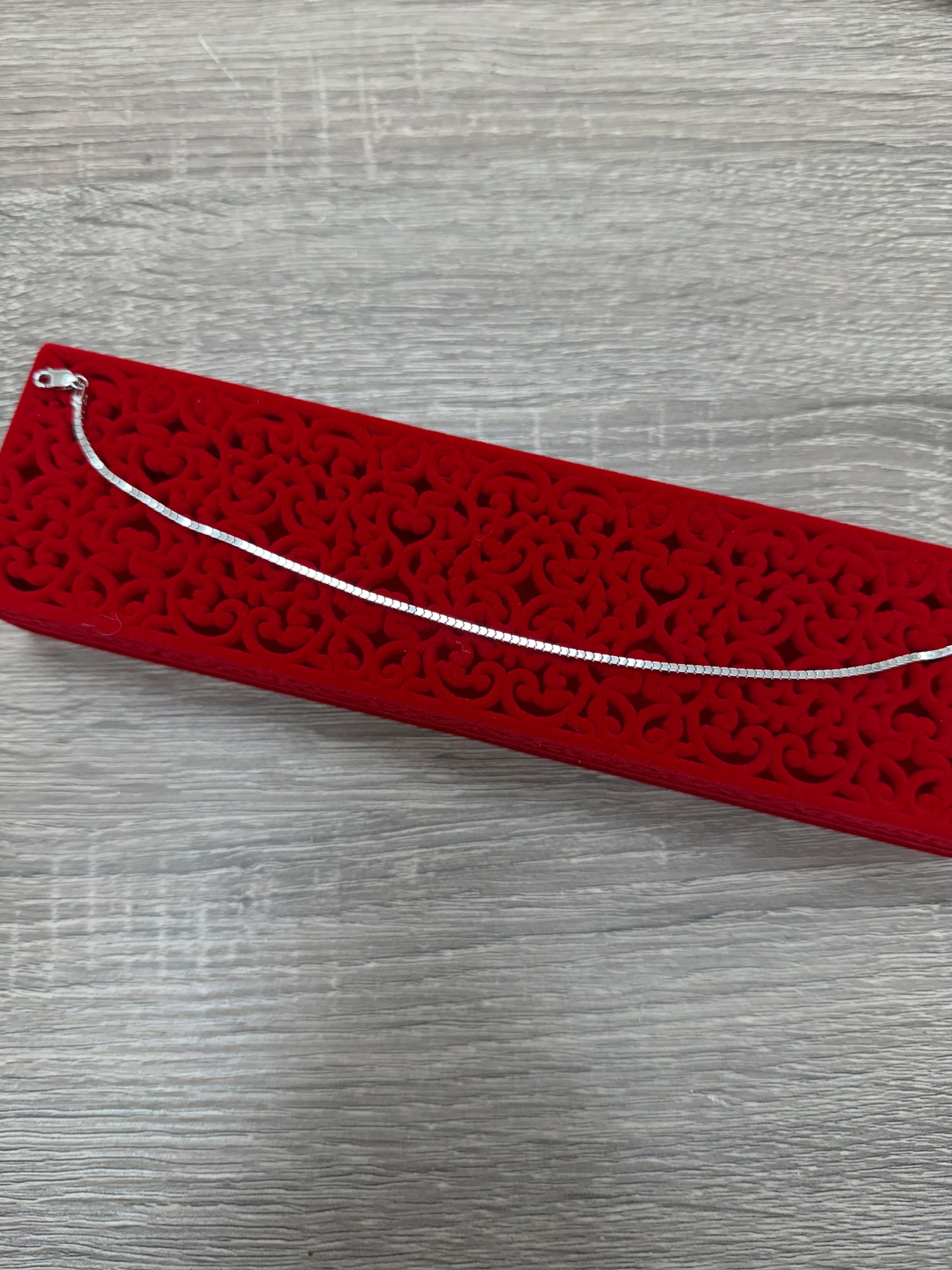 SILVER SINGLE ANKLET SA037